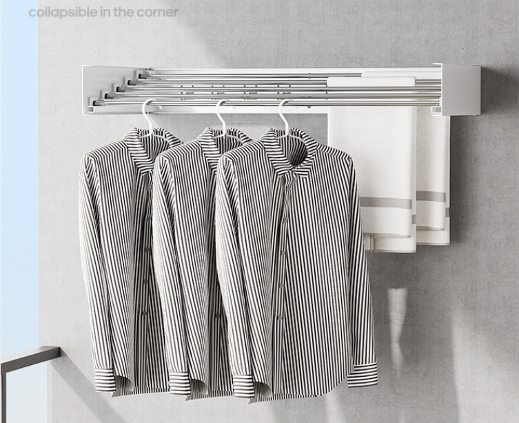 100cm Foldable Wall-Mounted Drying Rack